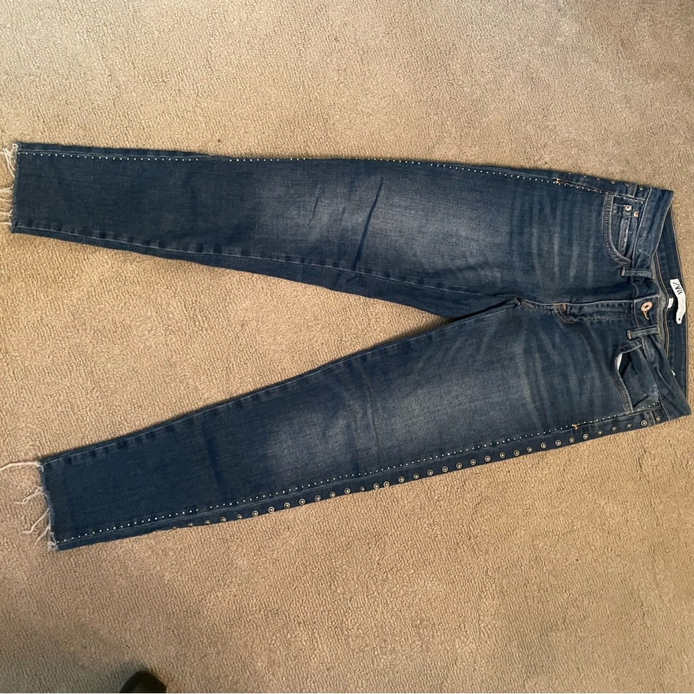 Zara Dark Blue Skinny Jeans